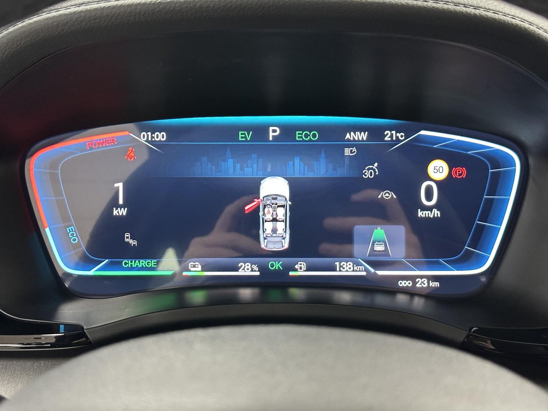 BYD SEALU met kenteken KNH-36-R – dashboard