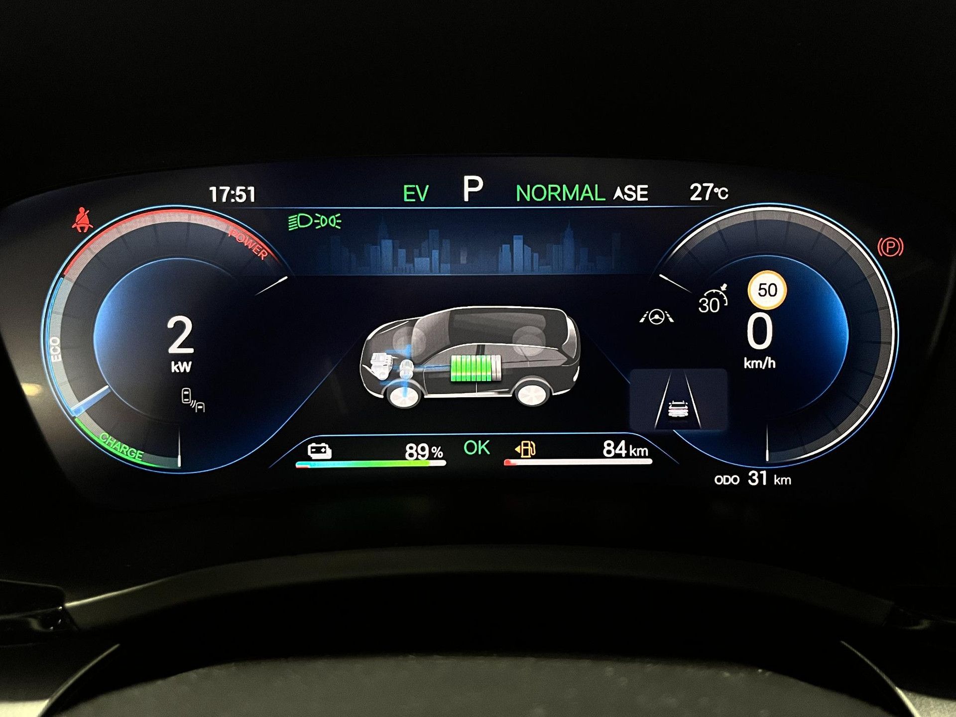 BYD SEALU met kenteken KNK-07-T – dashboard