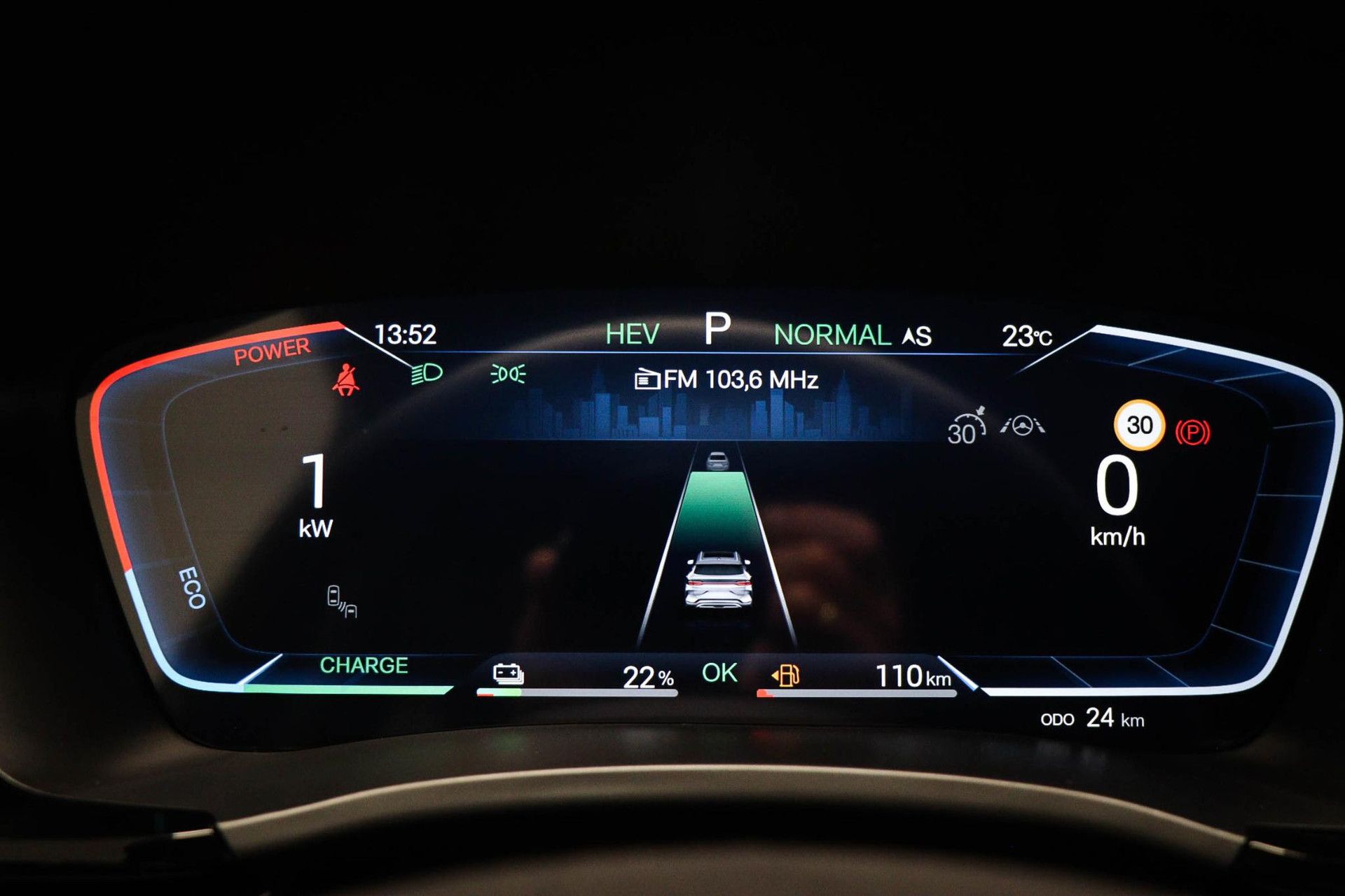 BYD SEALU met kenteken KNP-62-N – dashboard