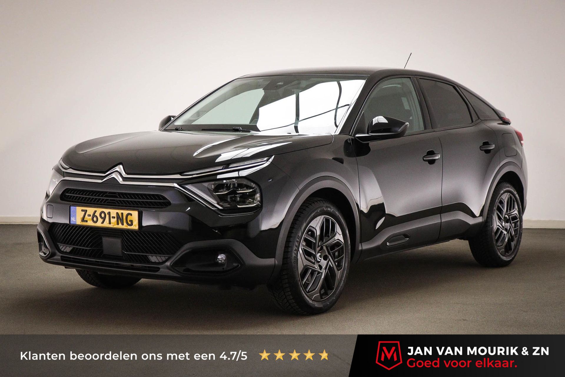 Citroën C4 met kenteken Z-691-NG – vooraanzicht
