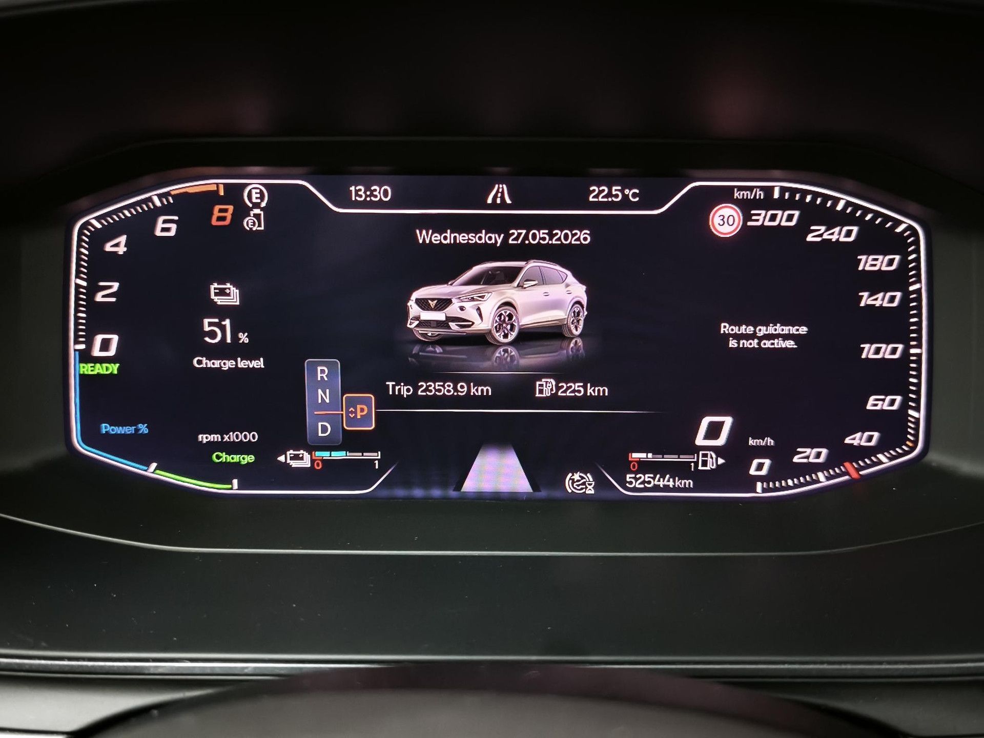 CUPRA Formentor met kenteken KJD-28-P – dashboard