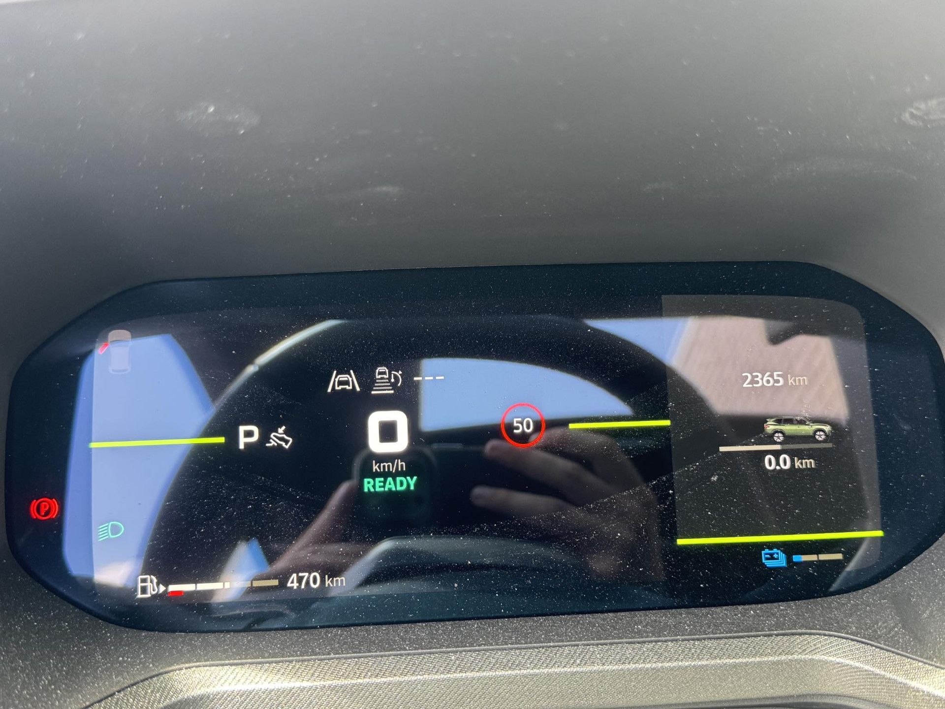 Dacia Bigster met kenteken JLZ-48-X – dashboard