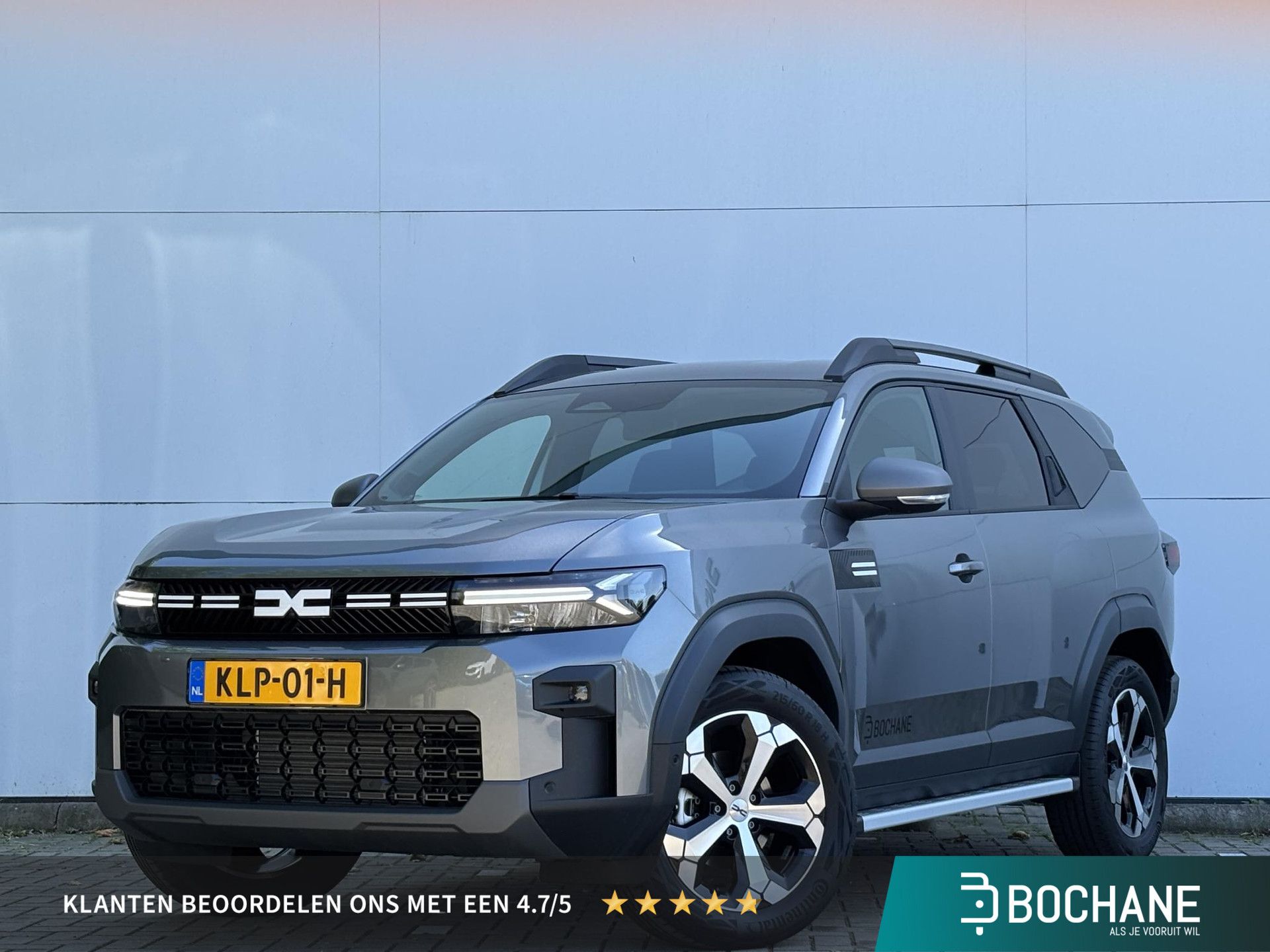 Dacia Bigster met kenteken KLP-01-H – vooraanzicht