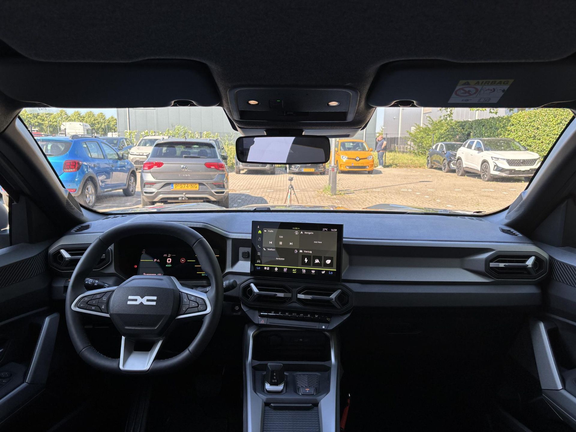 Dacia Bigster met kenteken KLP-01-H – interieur