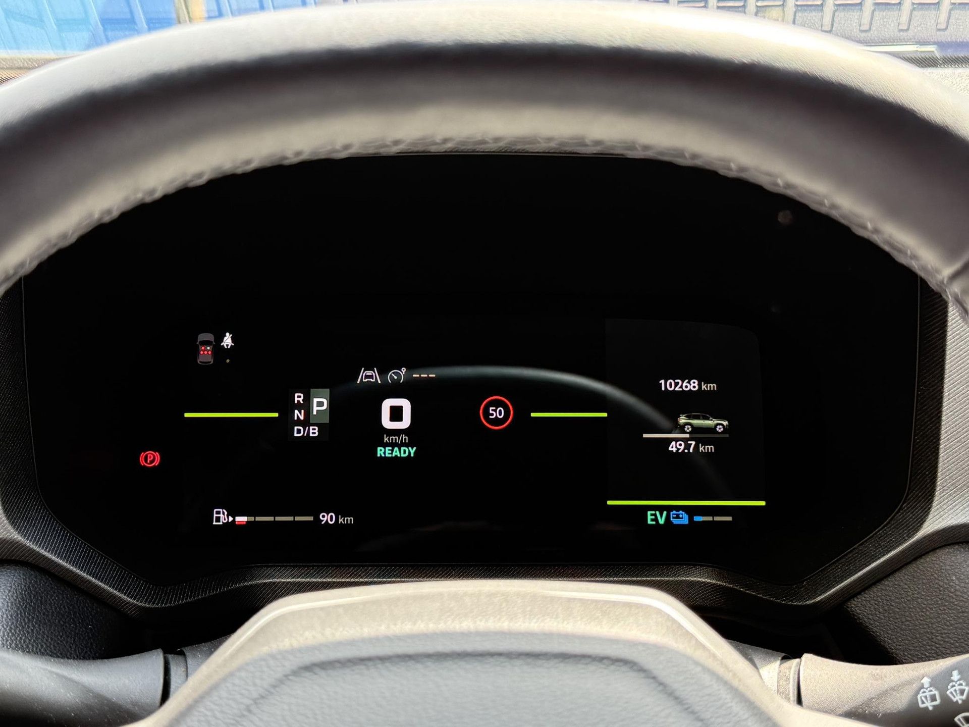 Dacia Bigster met kenteken KNB-87-Z – dashboard