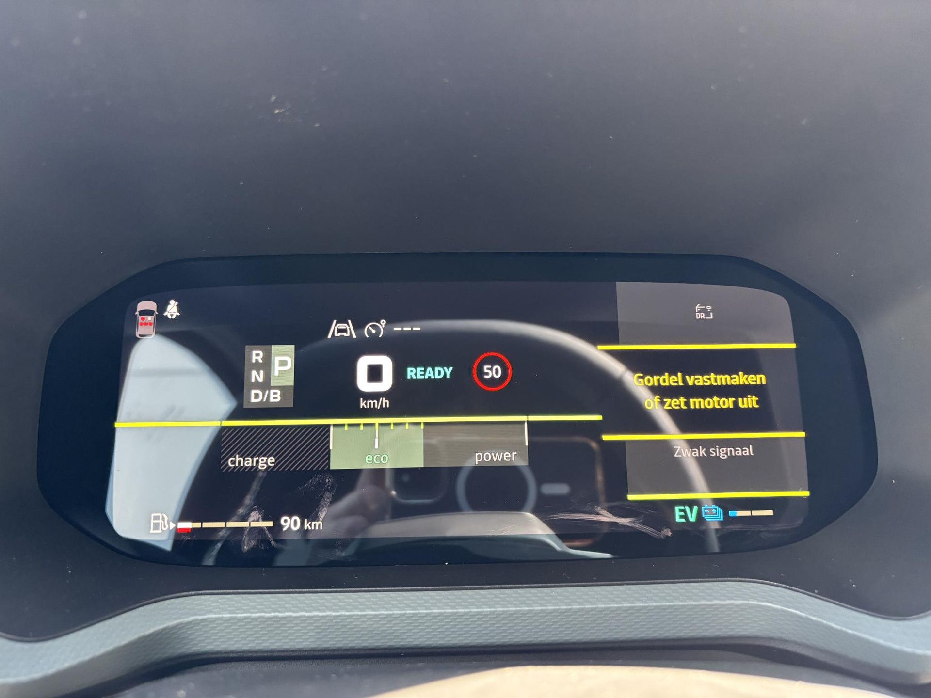 Dacia Bigster met kenteken KNV-95-K – dashboard