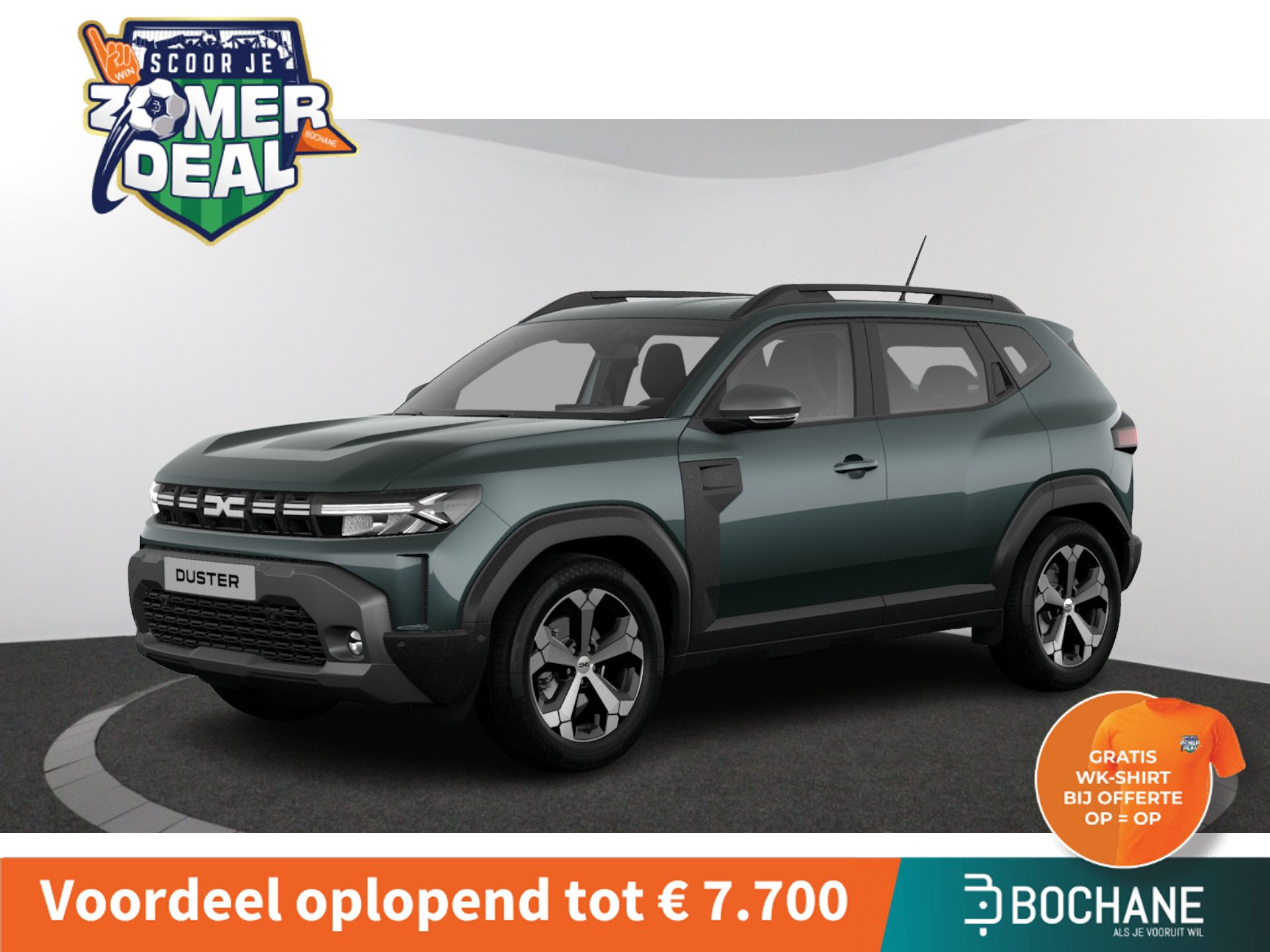 Dacia Duster – vooraanzicht