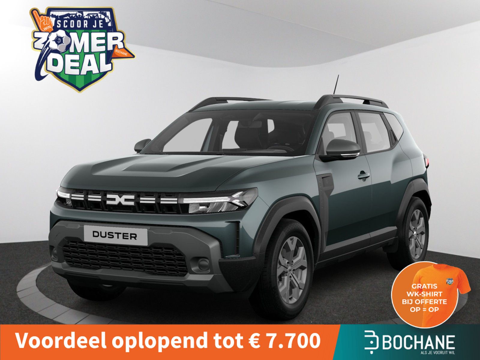 Dacia Duster – vooraanzicht