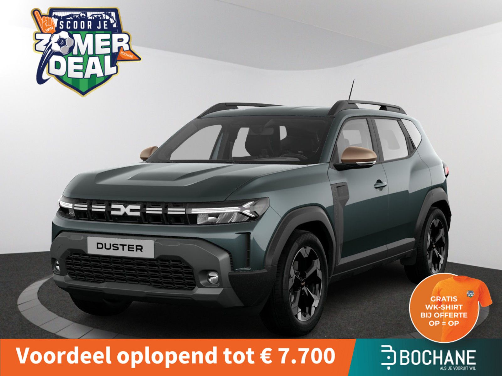 Dacia Duster – vooraanzicht
