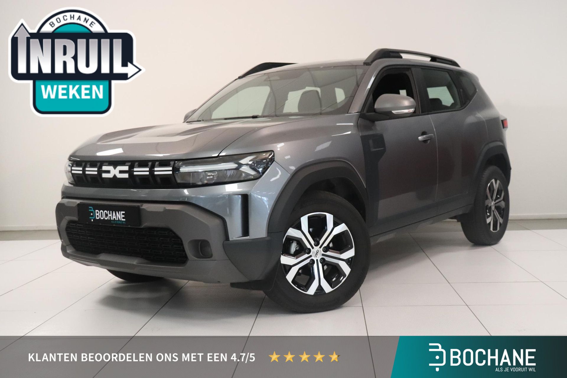 Dacia Duster met kenteken JHZ-45-L – vooraanzicht