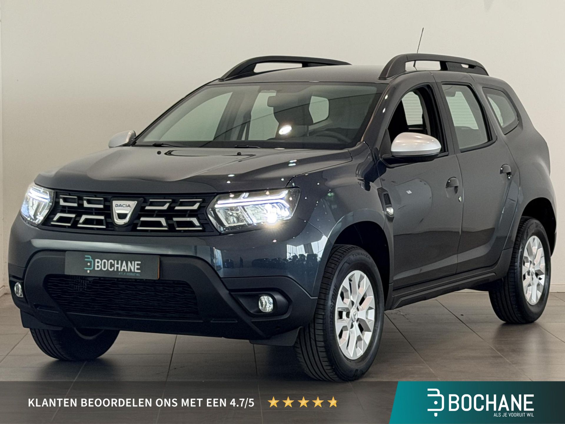 Dacia Duster met kenteken R-134-PX – vooraanzicht