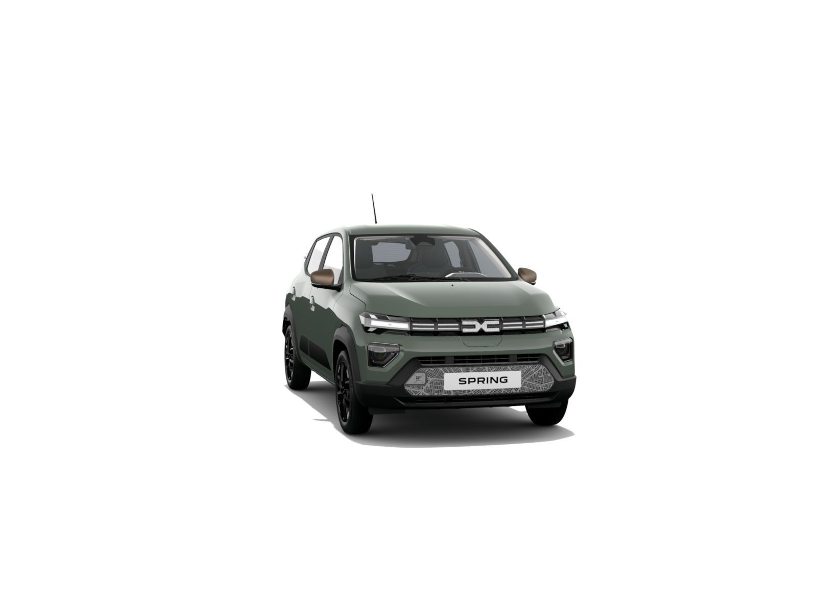 Dacia Spring met kenteken HBH-95-B – detailfoto