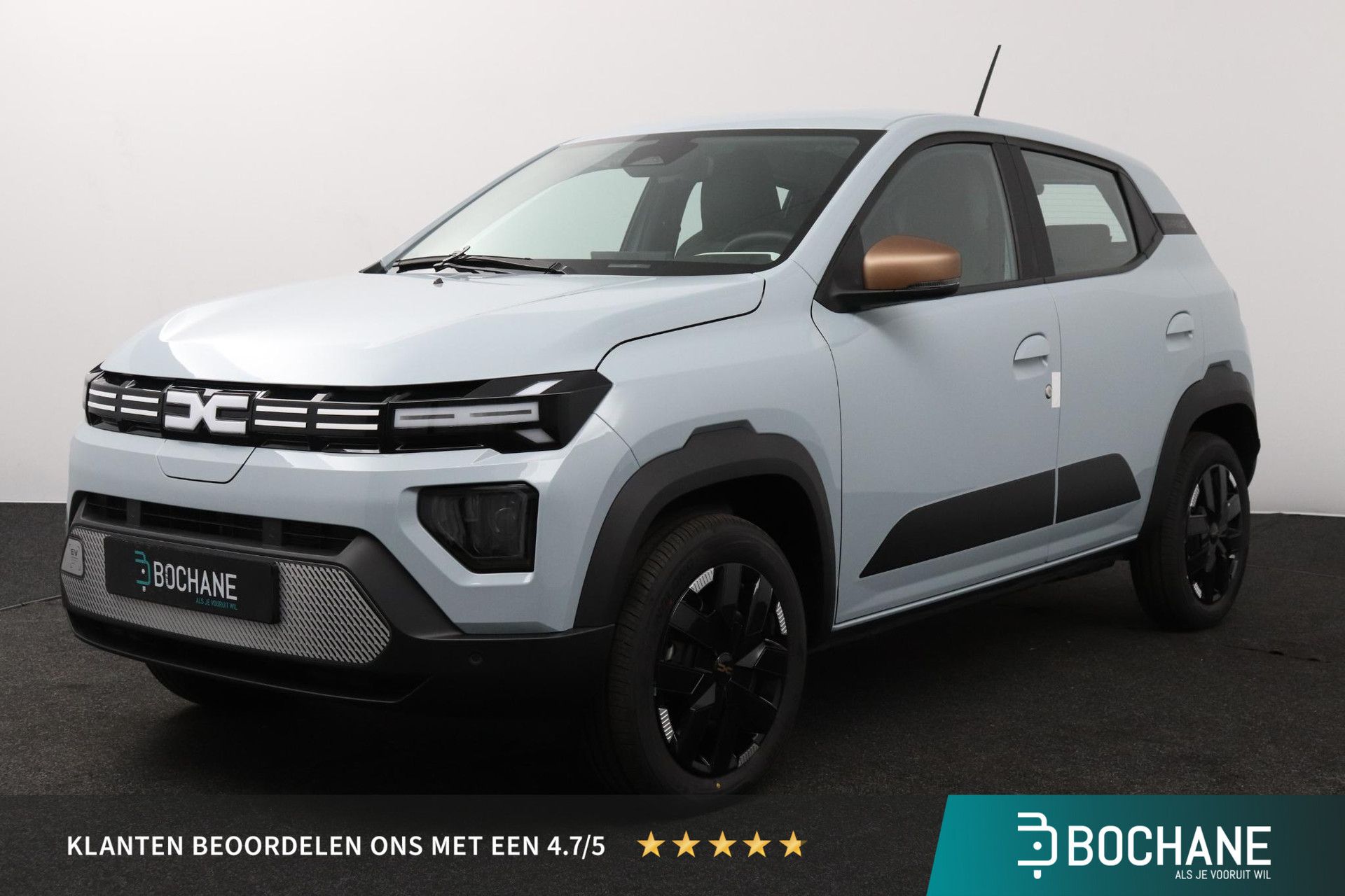 Dacia Spring met kenteken KDX-39-X – vooraanzicht