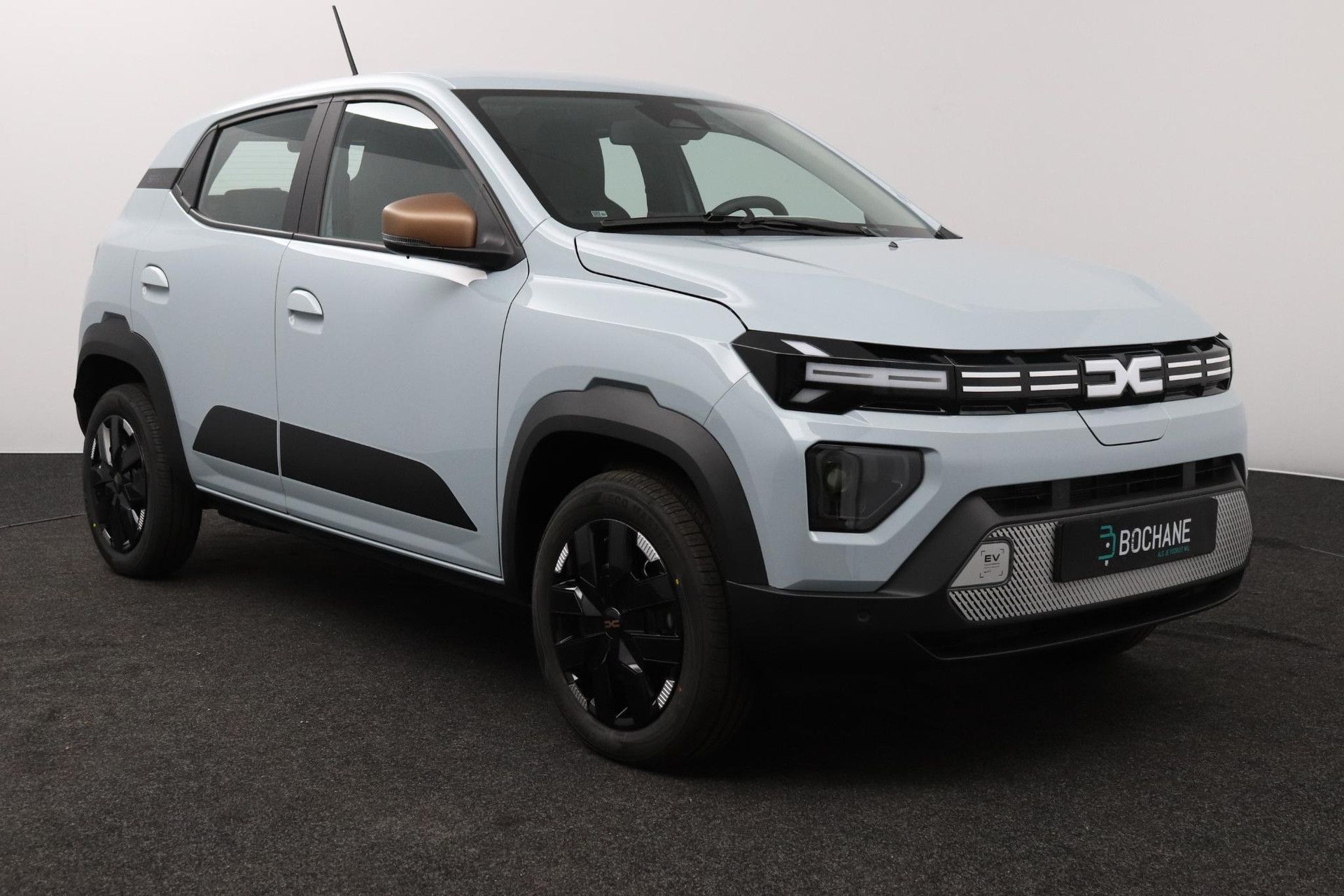 Dacia Spring met kenteken KDX-39-X – detailfoto