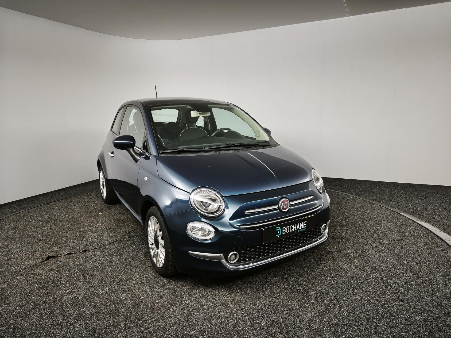 Fiat 500 met kenteken G-398-JL – detailfoto