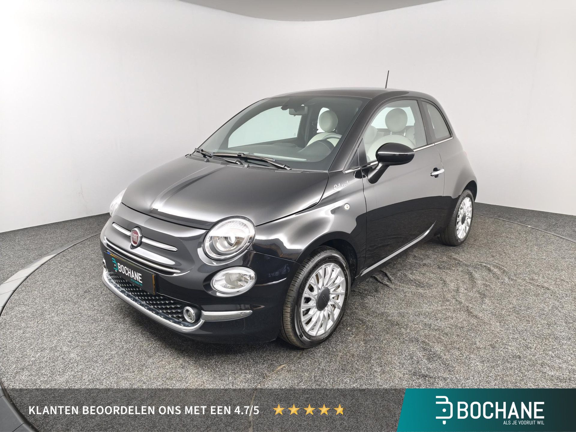 Fiat 500 met kenteken KGF-62-T – vooraanzicht