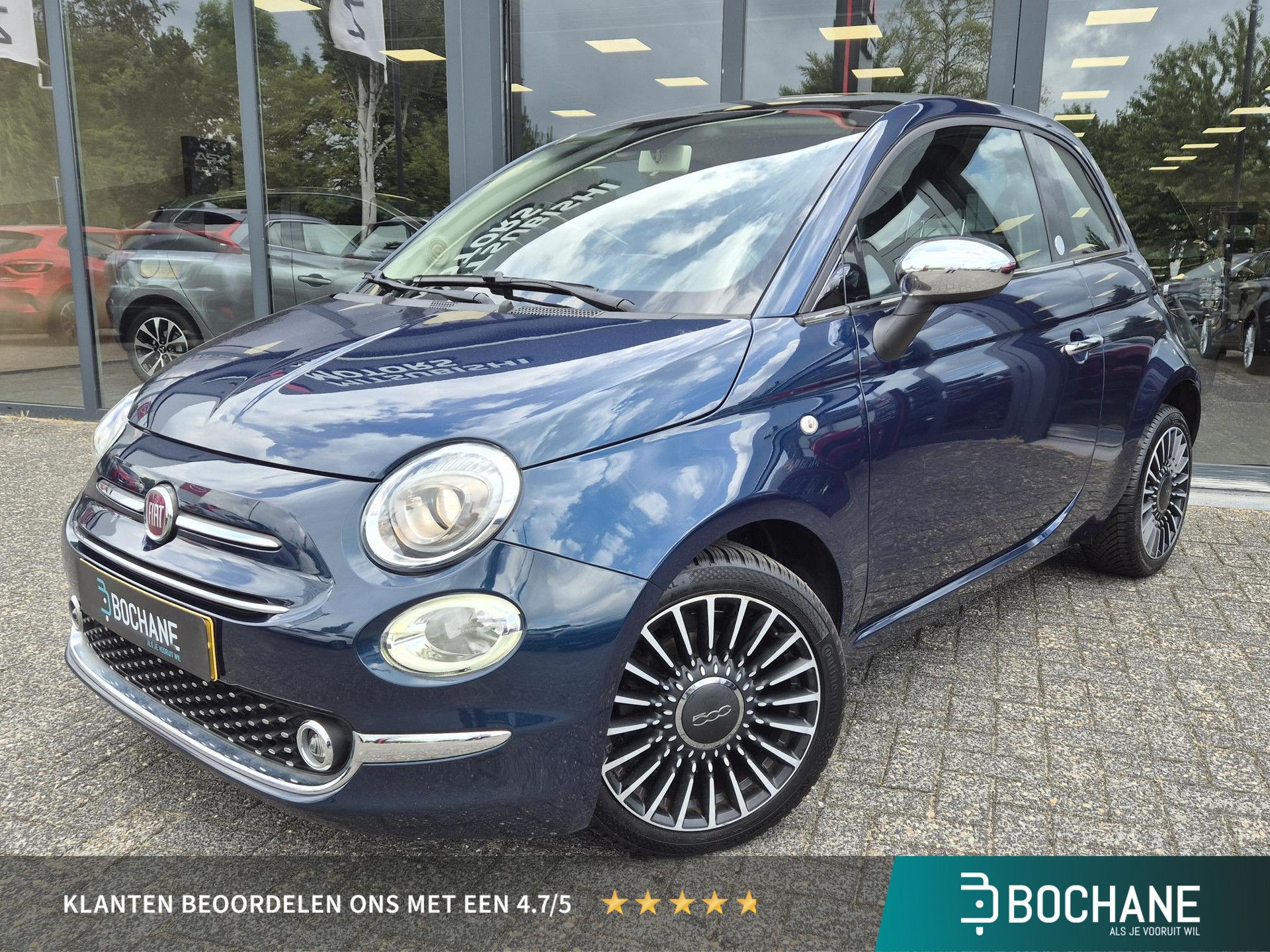 Fiat 500 met kenteken XV-579-R – vooraanzicht
