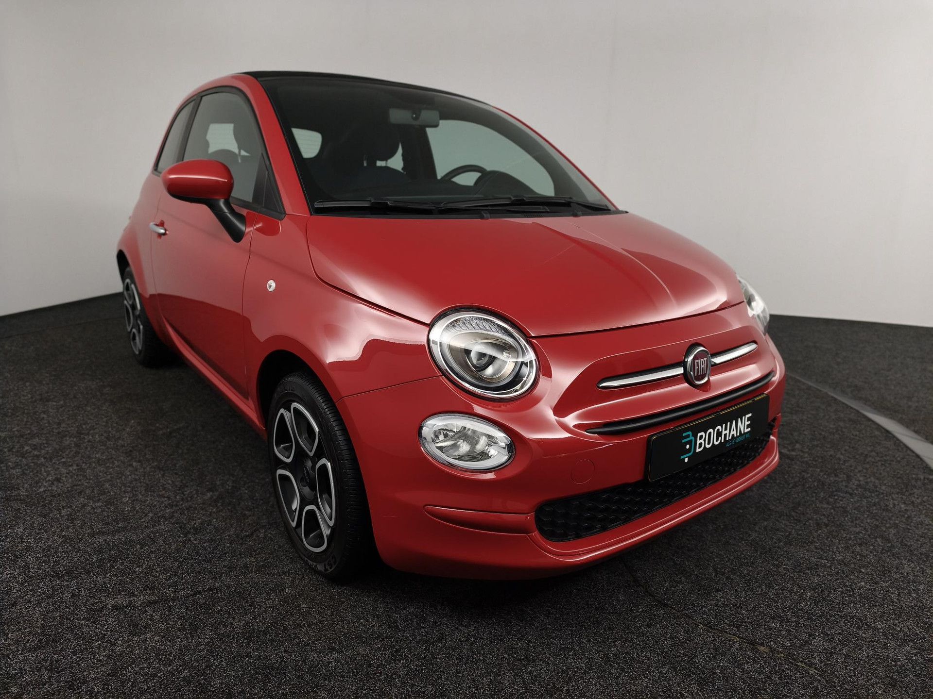 Fiat 500C met kenteken KGB-53-T – detailfoto