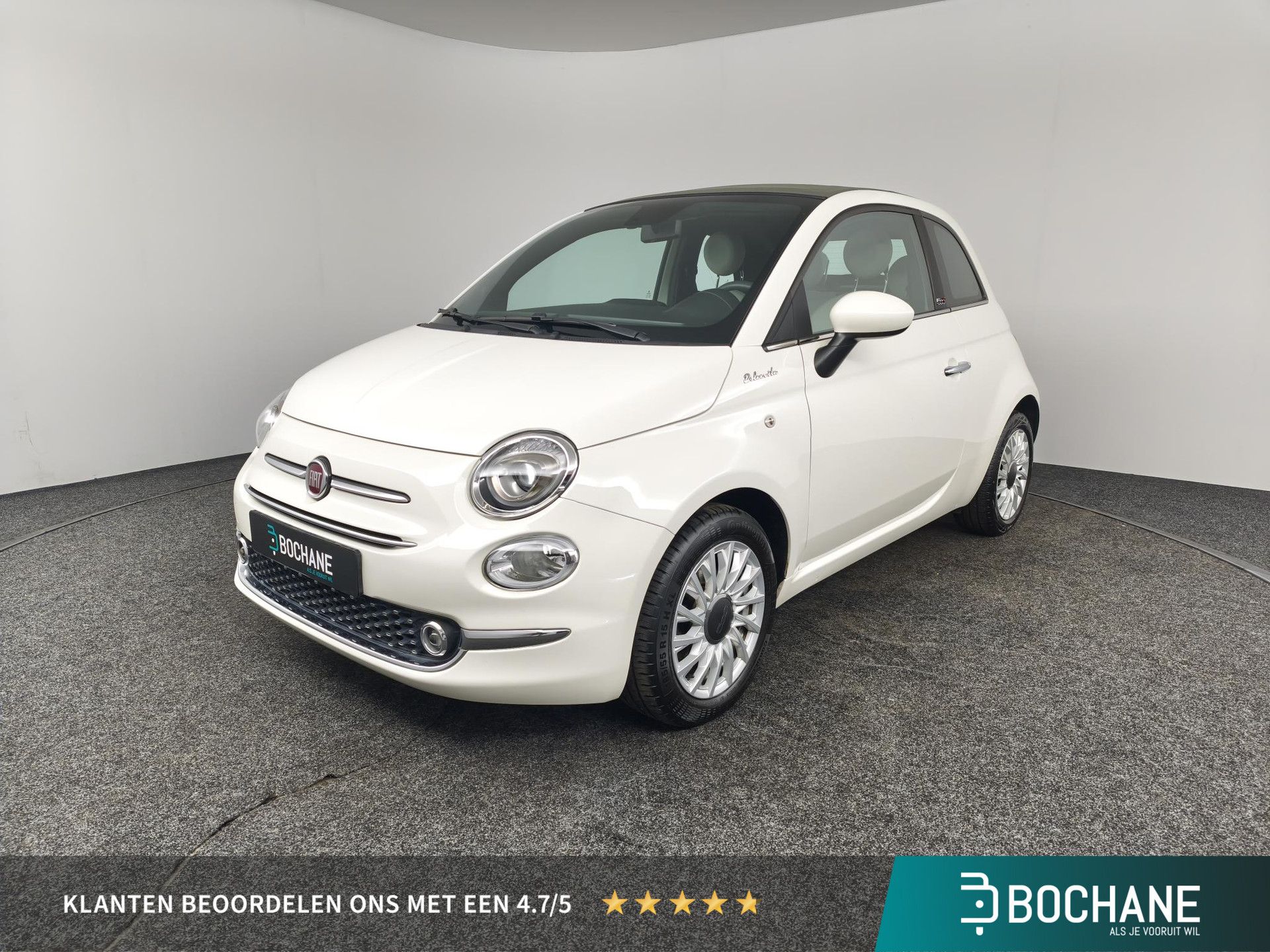Fiat 500C met kenteken L-604-HG – vooraanzicht
