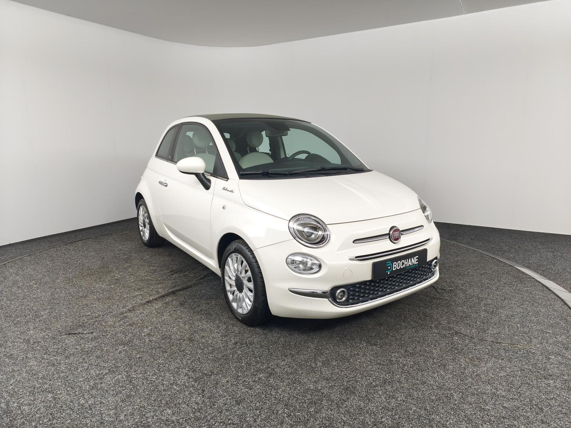 Fiat 500C met kenteken L-604-HG – detailfoto