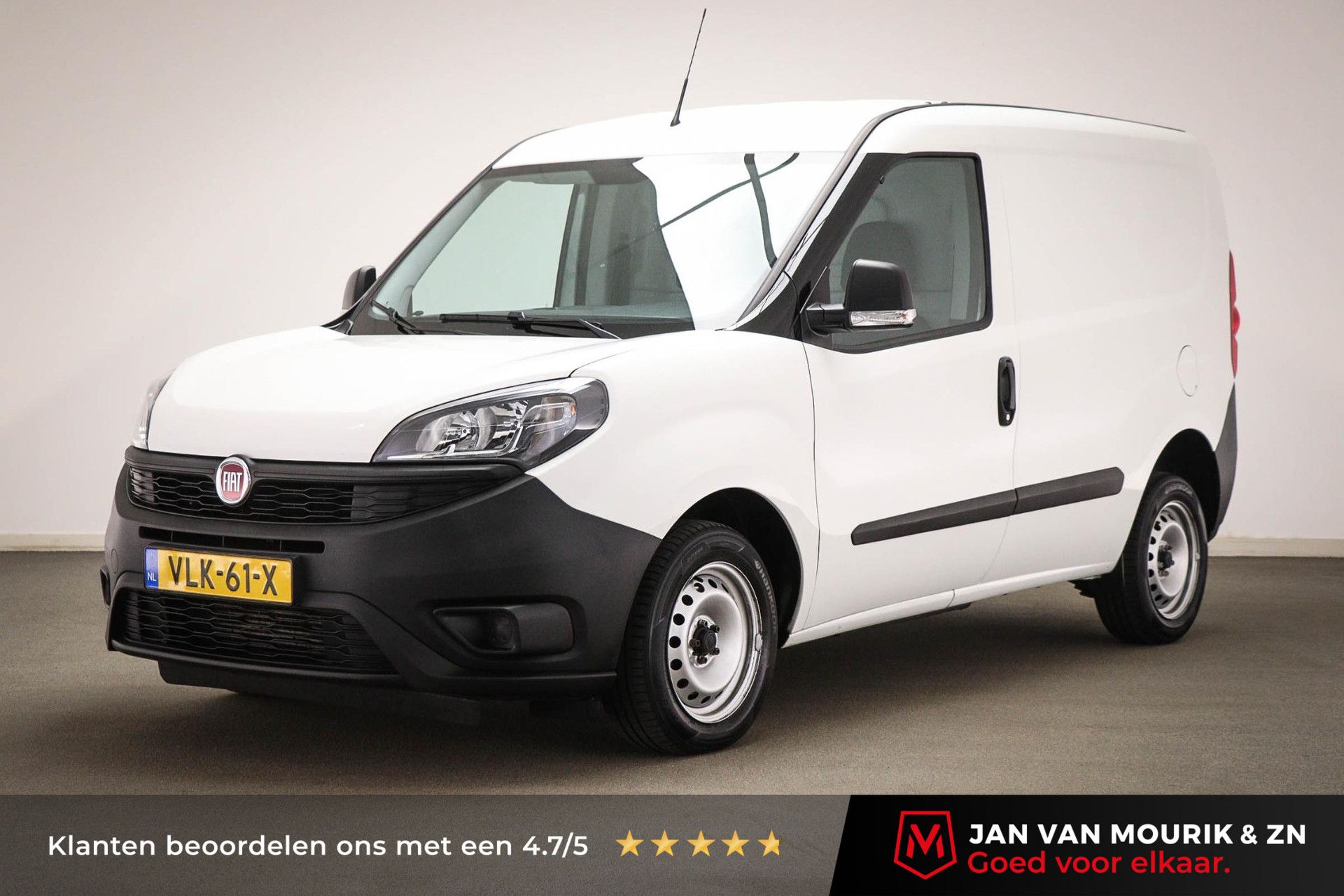 Fiat Doblò met kenteken VLK-61-X – vooraanzicht