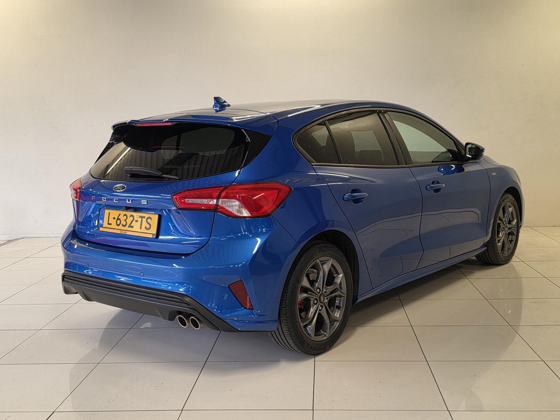 Ford Focus met kenteken L-632-TS – achteraanzicht