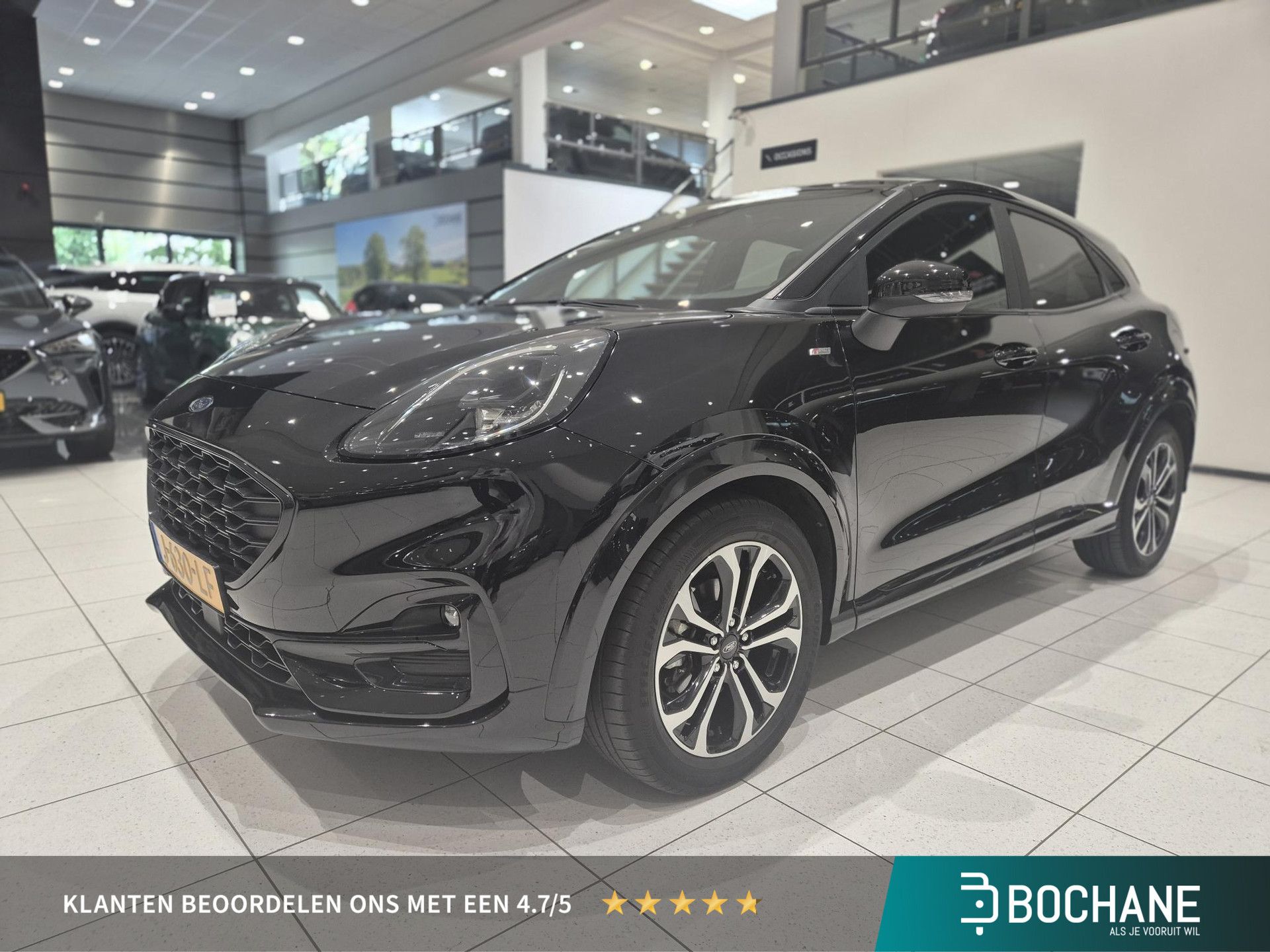 Ford Puma met kenteken J-630-LF – vooraanzicht