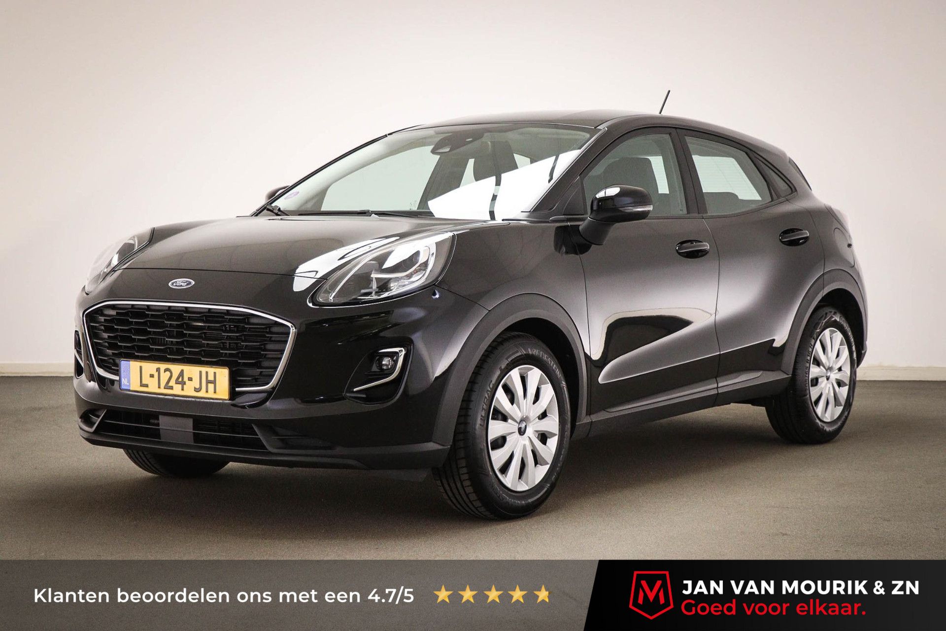 Ford Puma met kenteken L-124-JH – vooraanzicht