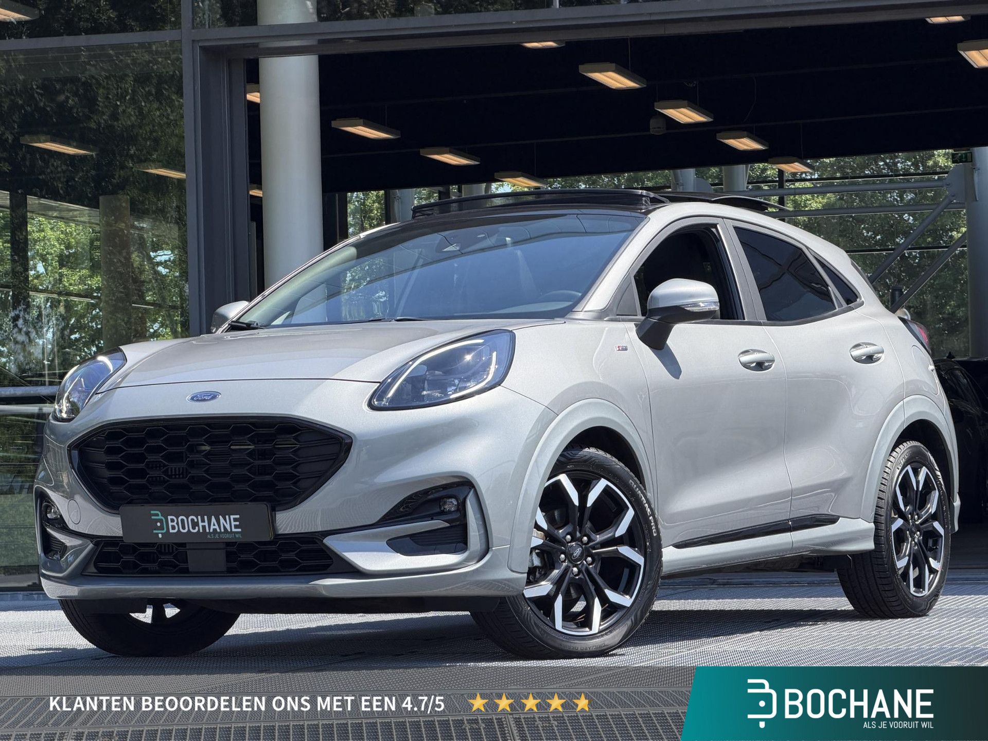 Ford Puma met kenteken P-836-GN – vooraanzicht