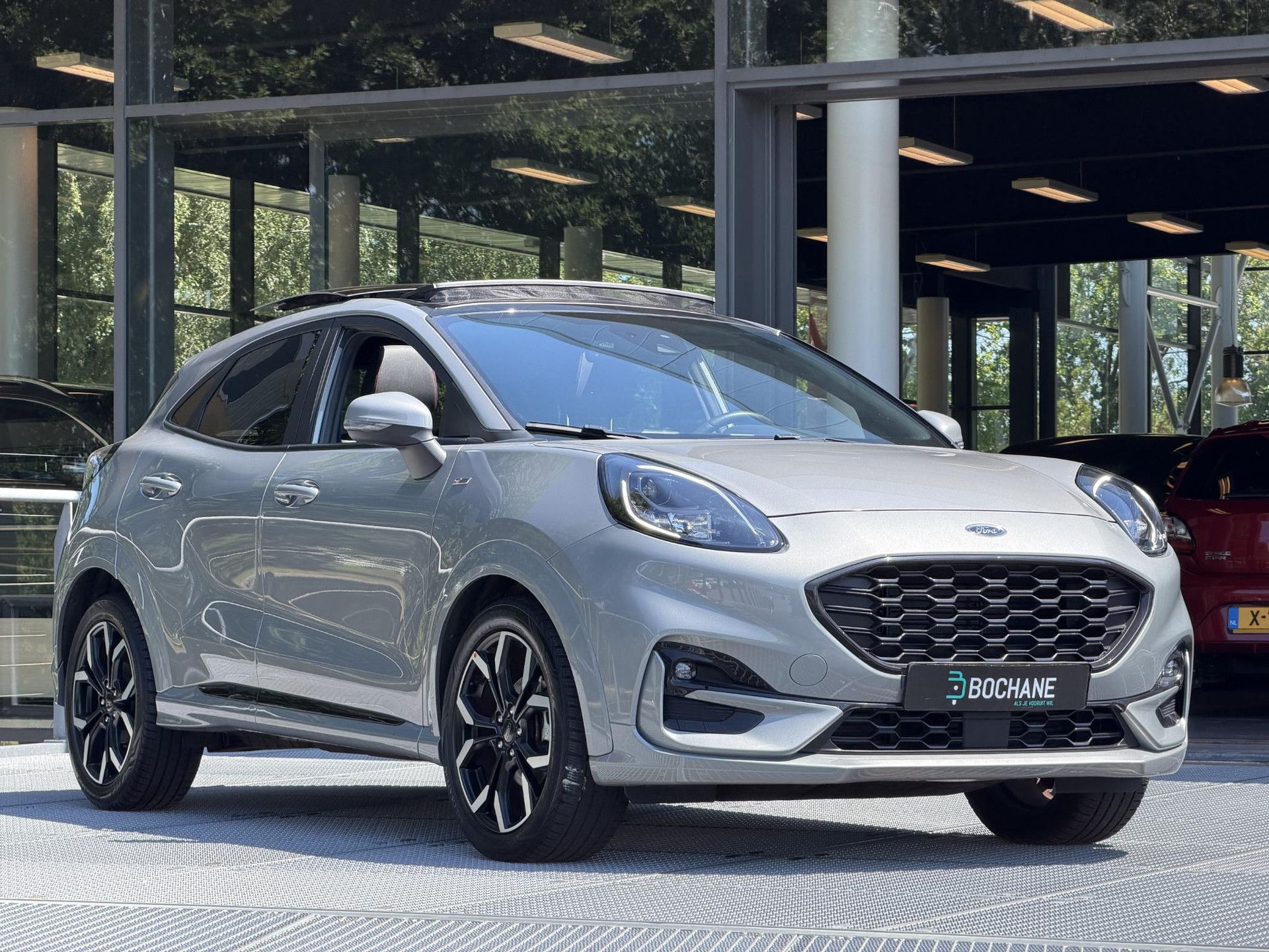 Ford Puma met kenteken P-836-GN – detailfoto