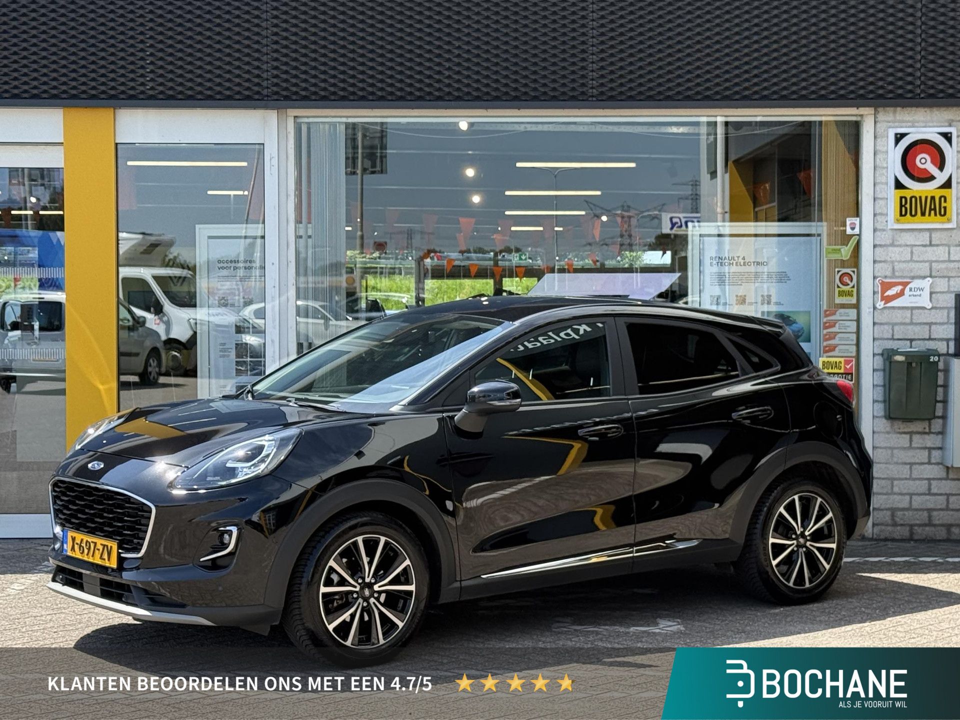 Ford Puma met kenteken X-697-ZV – vooraanzicht