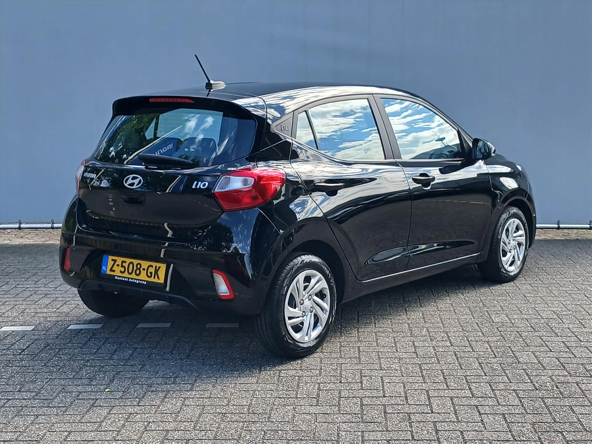Hyundai i10 met kenteken Z-508-GK – detailfoto