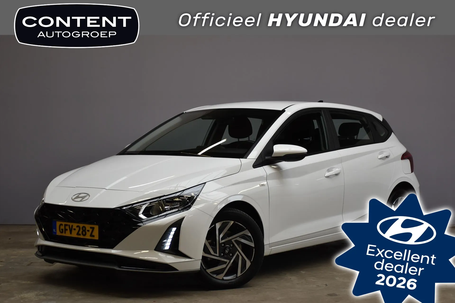 Hyundai i20 met kenteken GFV-28-Z – vooraanzicht