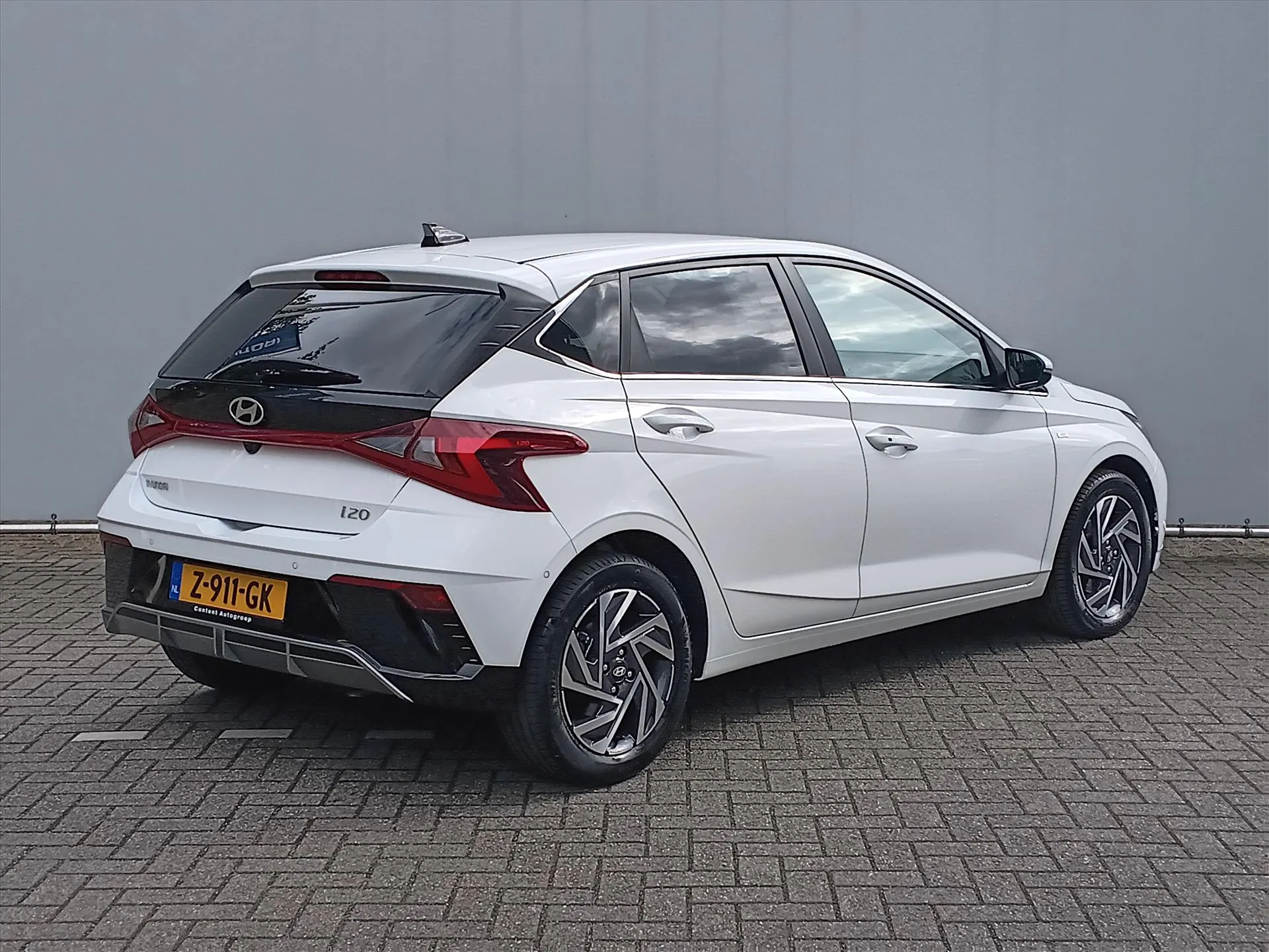 Hyundai i20 met kenteken Z-911-GK – detailfoto