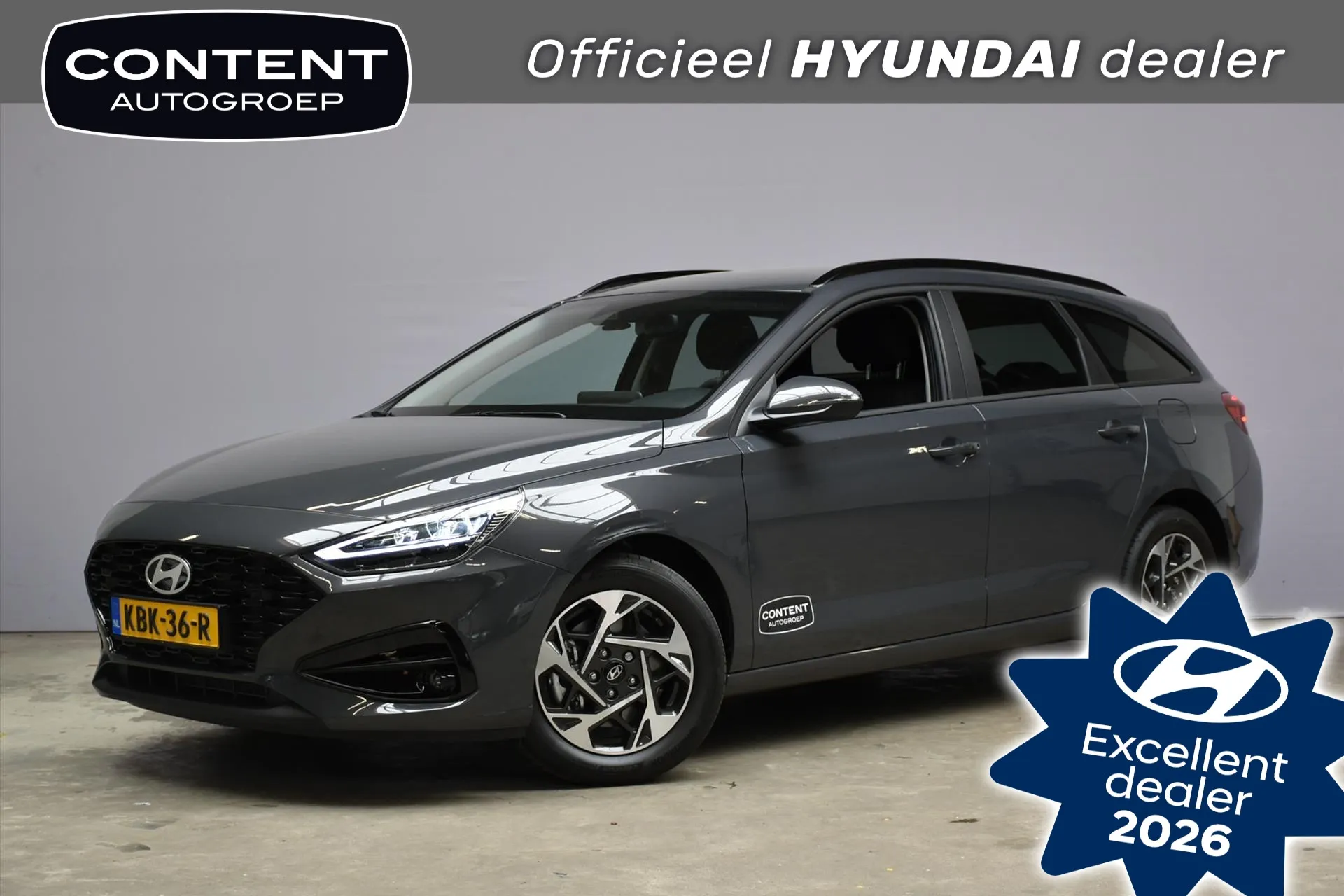 Hyundai i30 met kenteken KBK-36-R – vooraanzicht