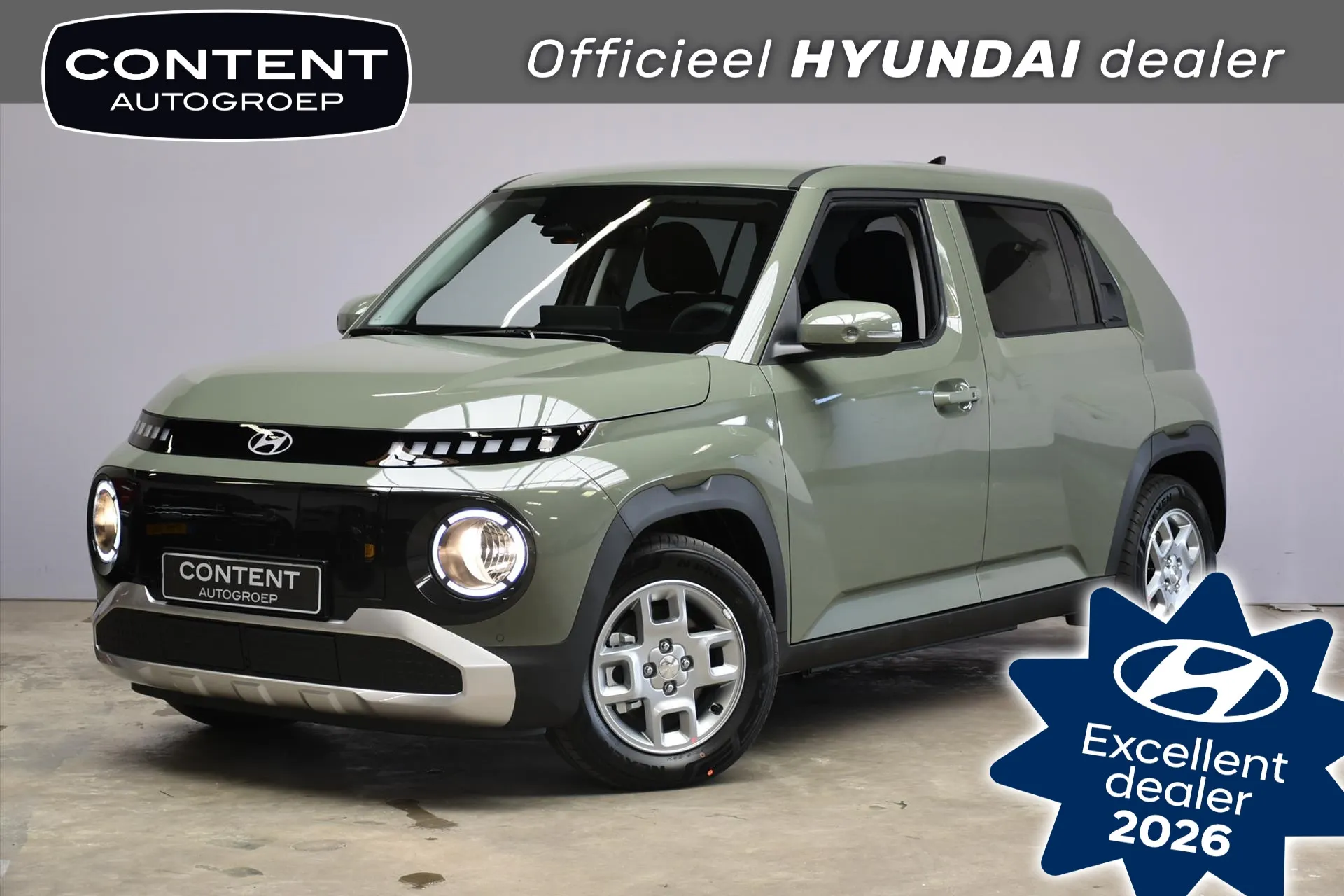Hyundai Inster met kenteken 68761 – vooraanzicht