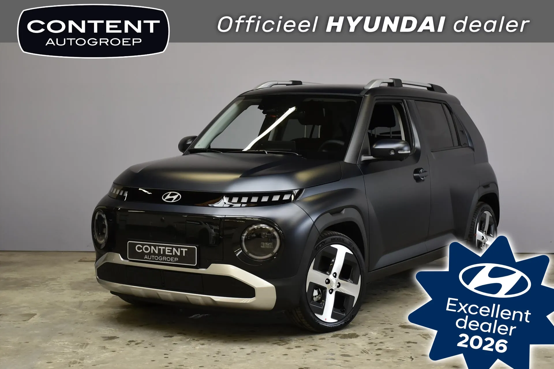 Hyundai Inster met kenteken 74172 – vooraanzicht