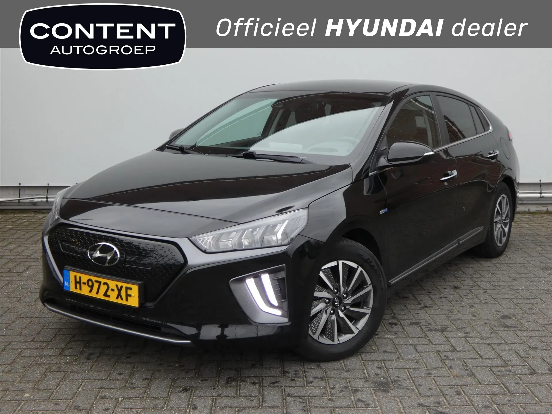 Hyundai IONIQ met kenteken H-972-XF – vooraanzicht