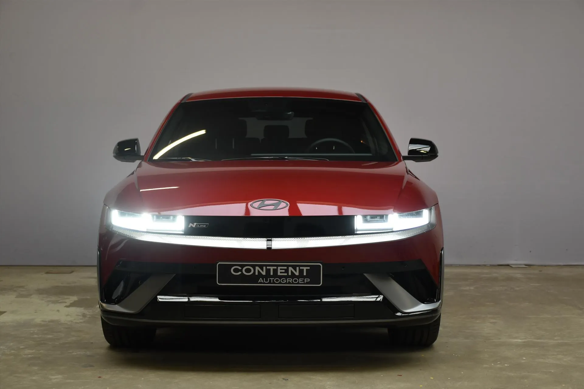 Hyundai IONIQ5 met kenteken KHF-23-L – achteraanzicht
