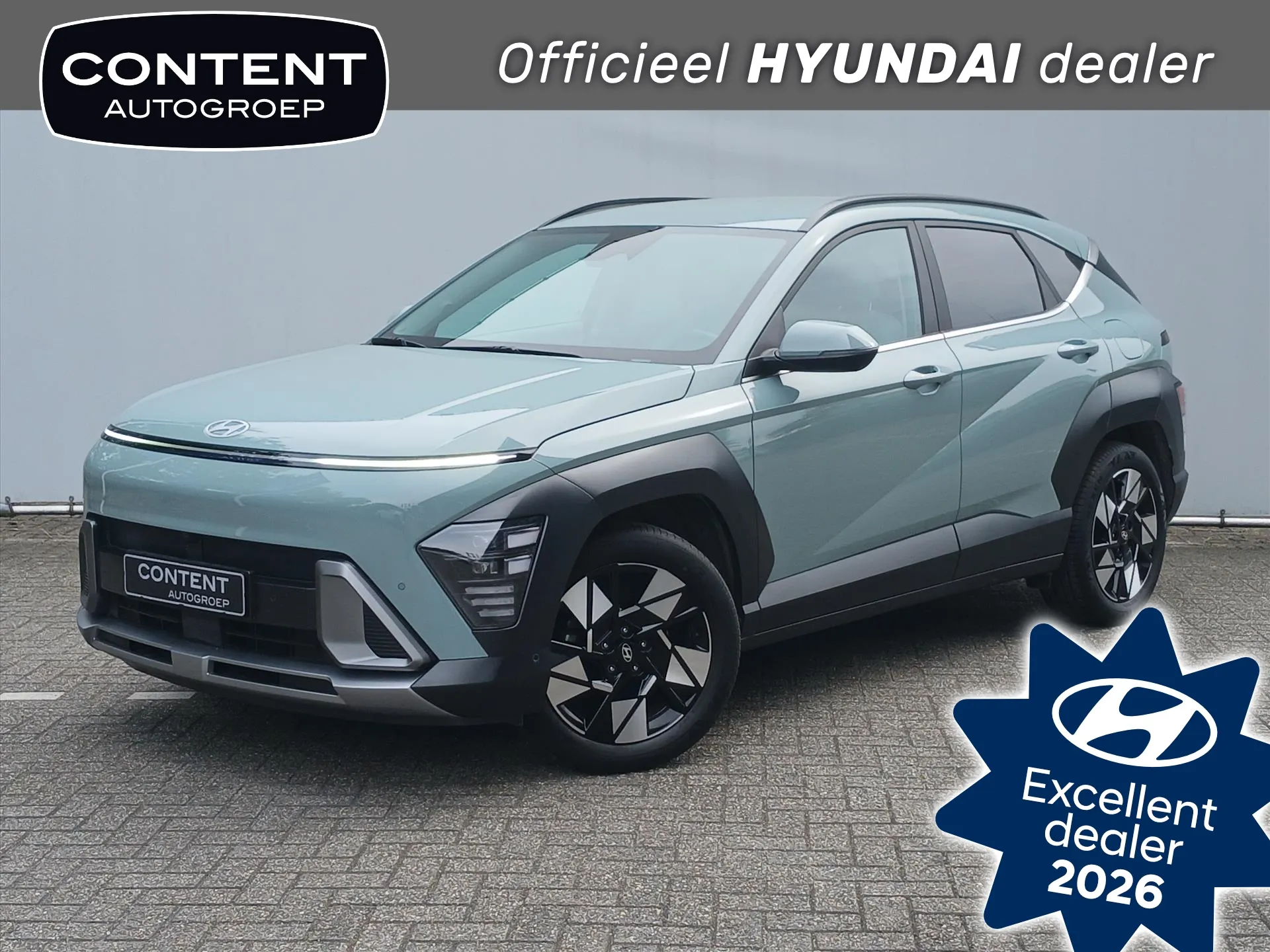 Hyundai Kona met kenteken KPJ-93-J – vooraanzicht