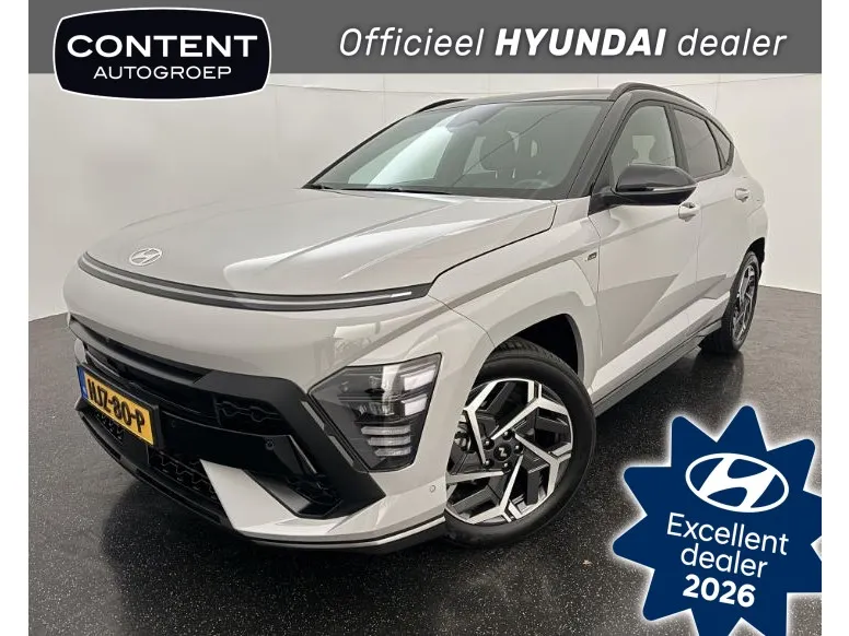 Hyundai Kona met kenteken HJZ-80-P – vooraanzicht