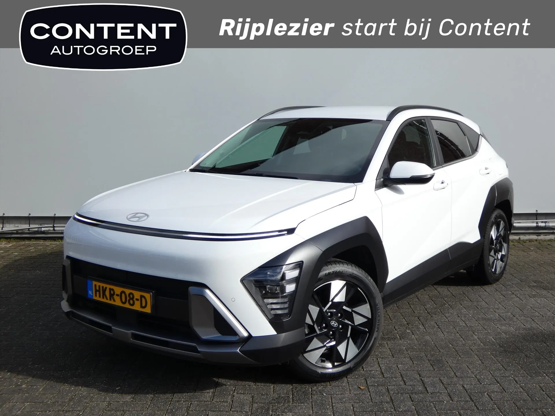 Hyundai Kona met kenteken HKR-08-D – vooraanzicht