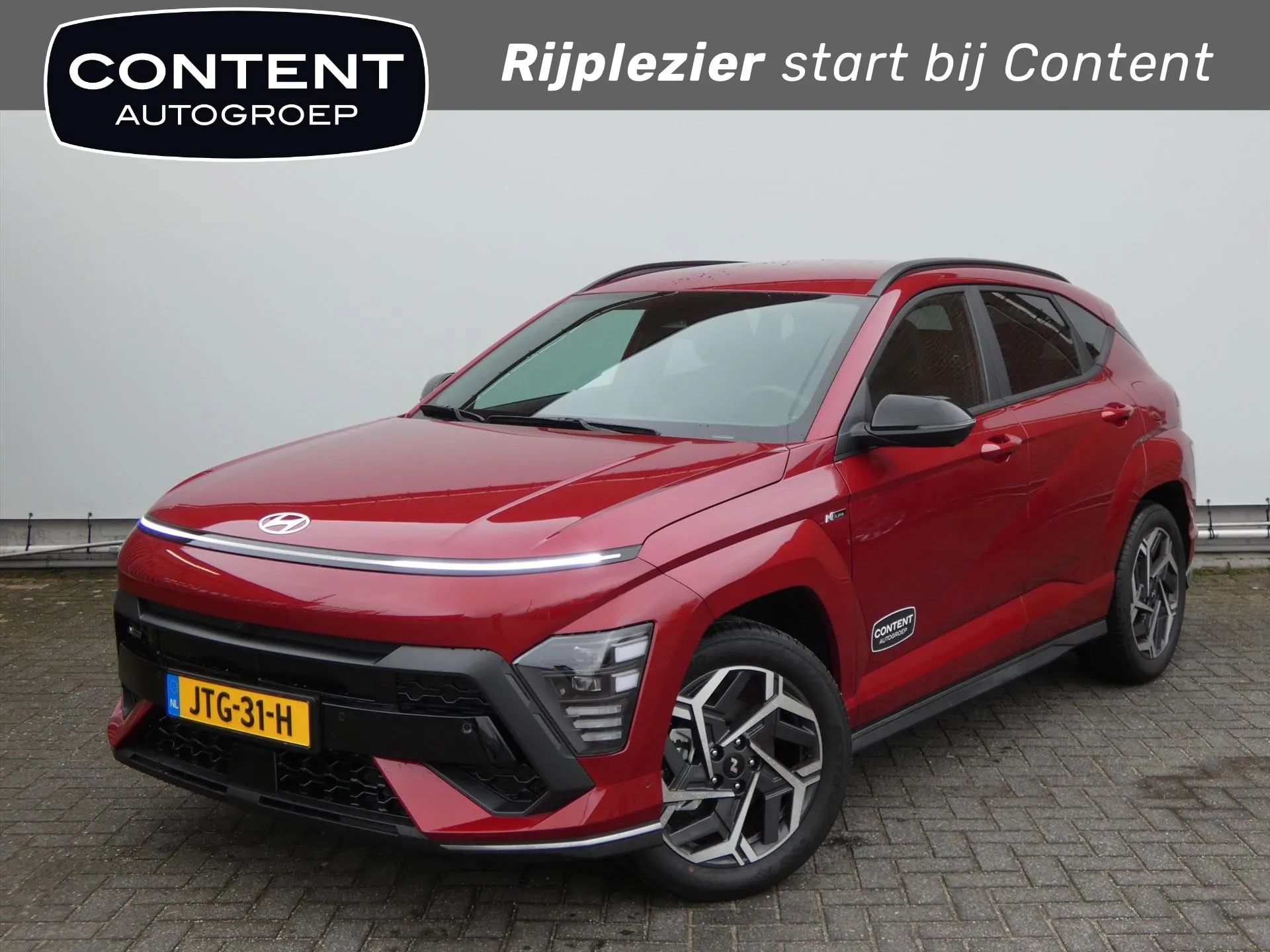 Hyundai Kona met kenteken JTG-31-H – vooraanzicht