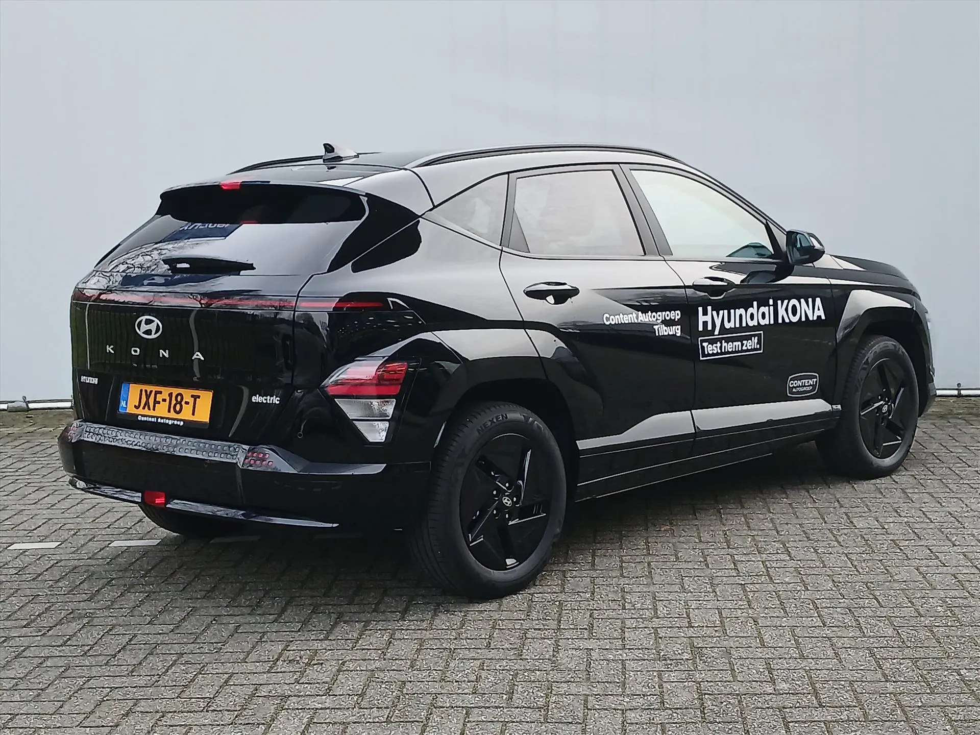 Hyundai Kona met kenteken JXF-18-T – detailfoto