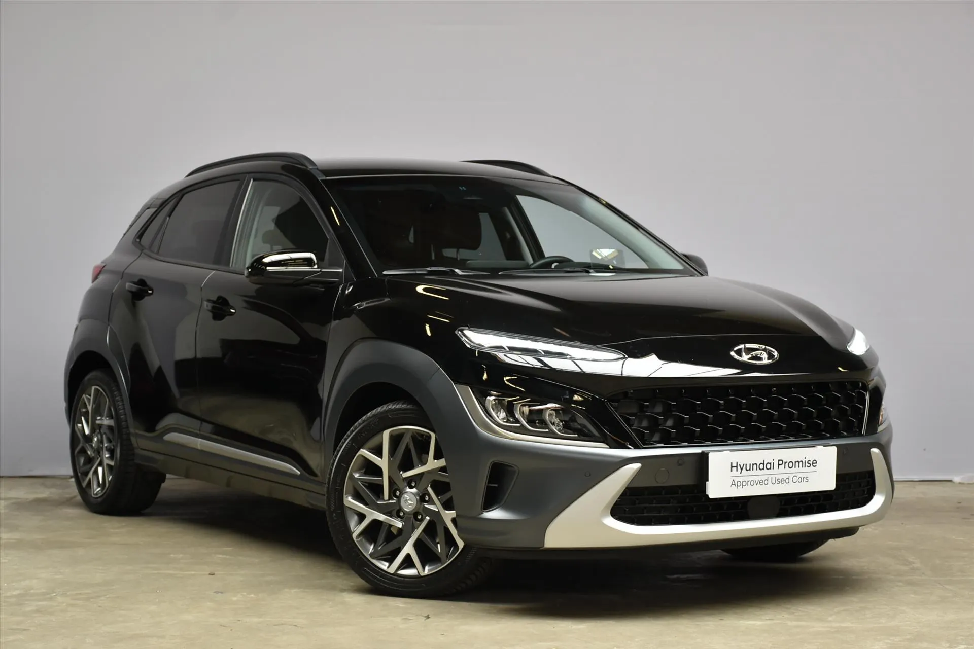 Hyundai Kona met kenteken KFZ-67-X – interieur