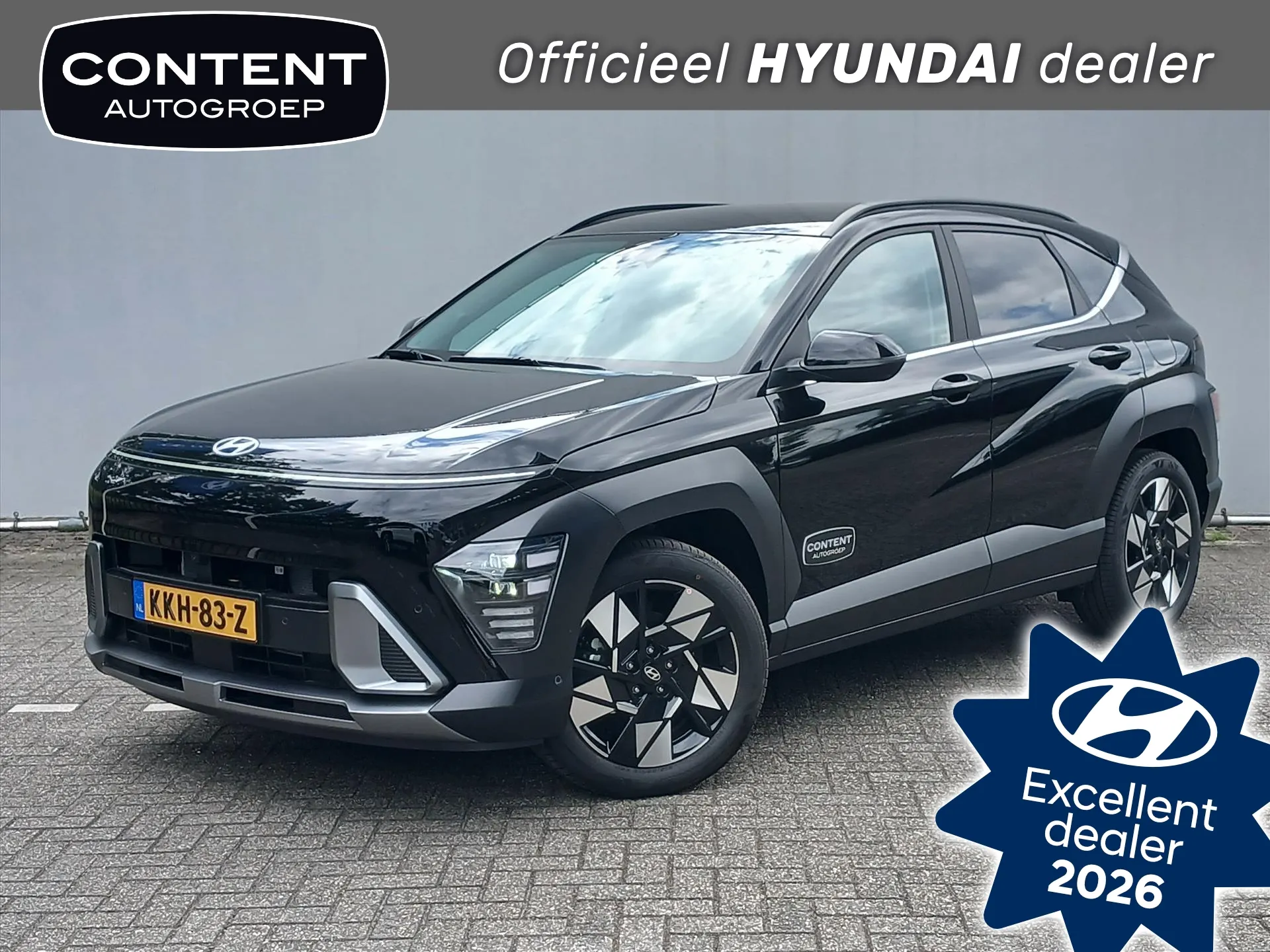Hyundai Kona met kenteken KKH-83-Z – vooraanzicht