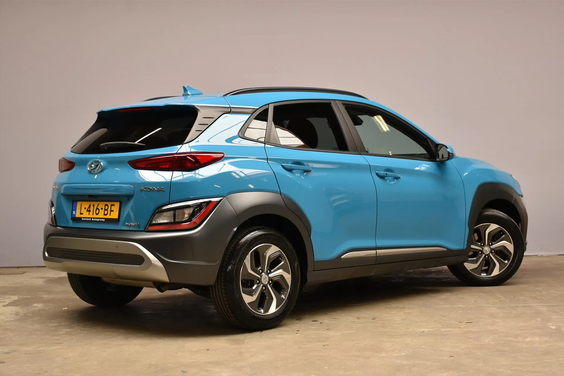 Hyundai Kona met kenteken L-416-BF – detailfoto