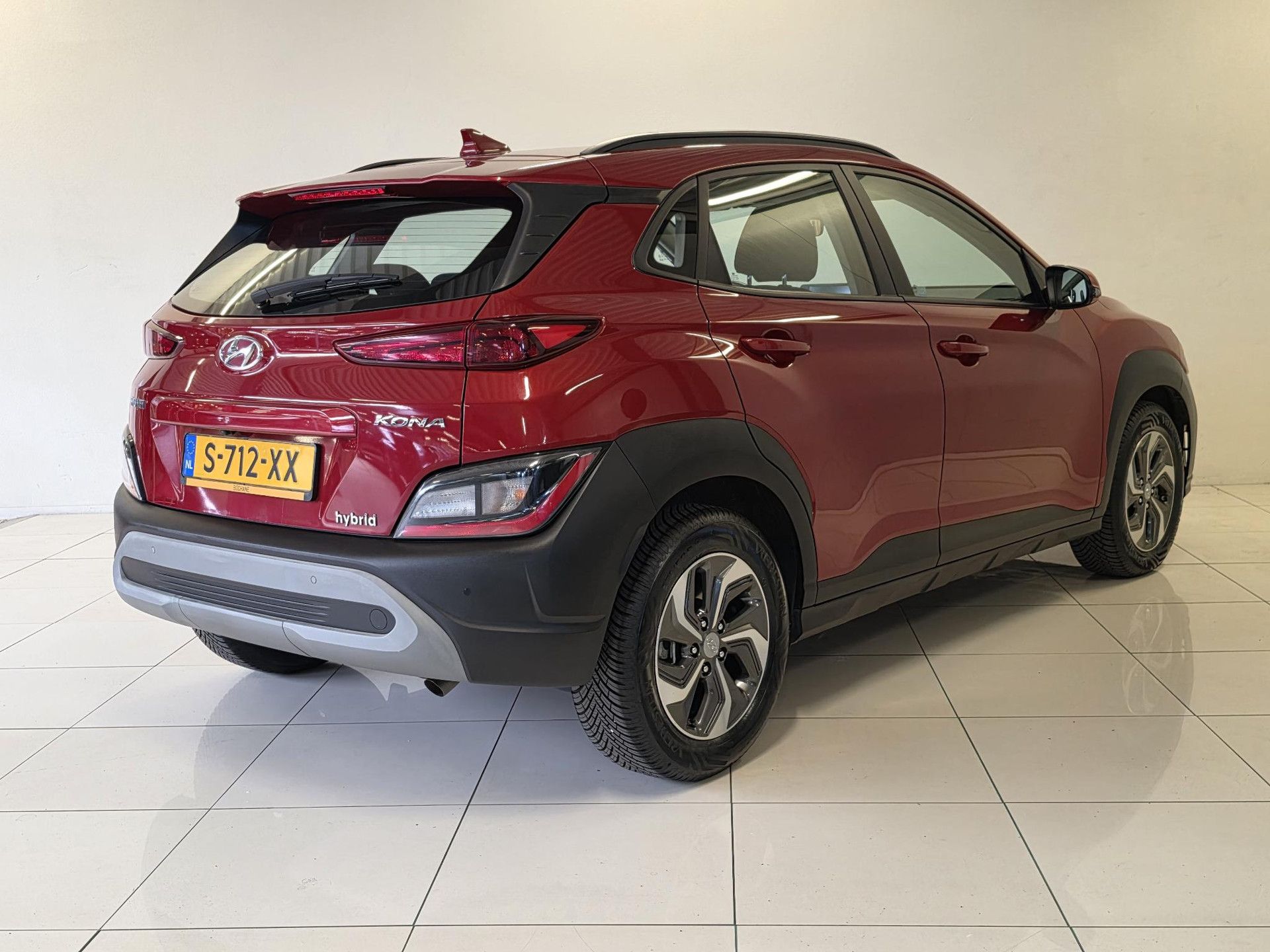 Hyundai Kona met kenteken S-712-XX – detailfoto
