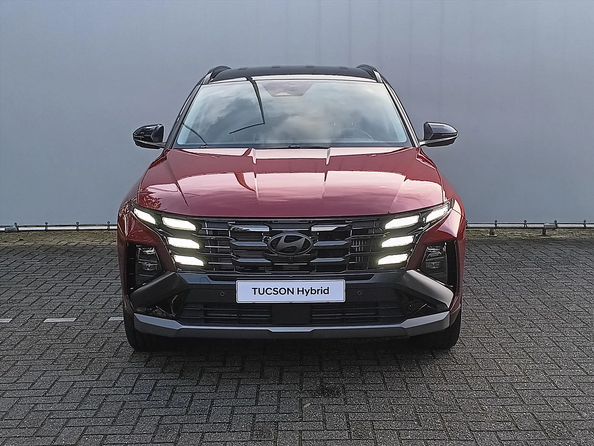 Hyundai Tucson met kenteken 71213 – achteraanzicht