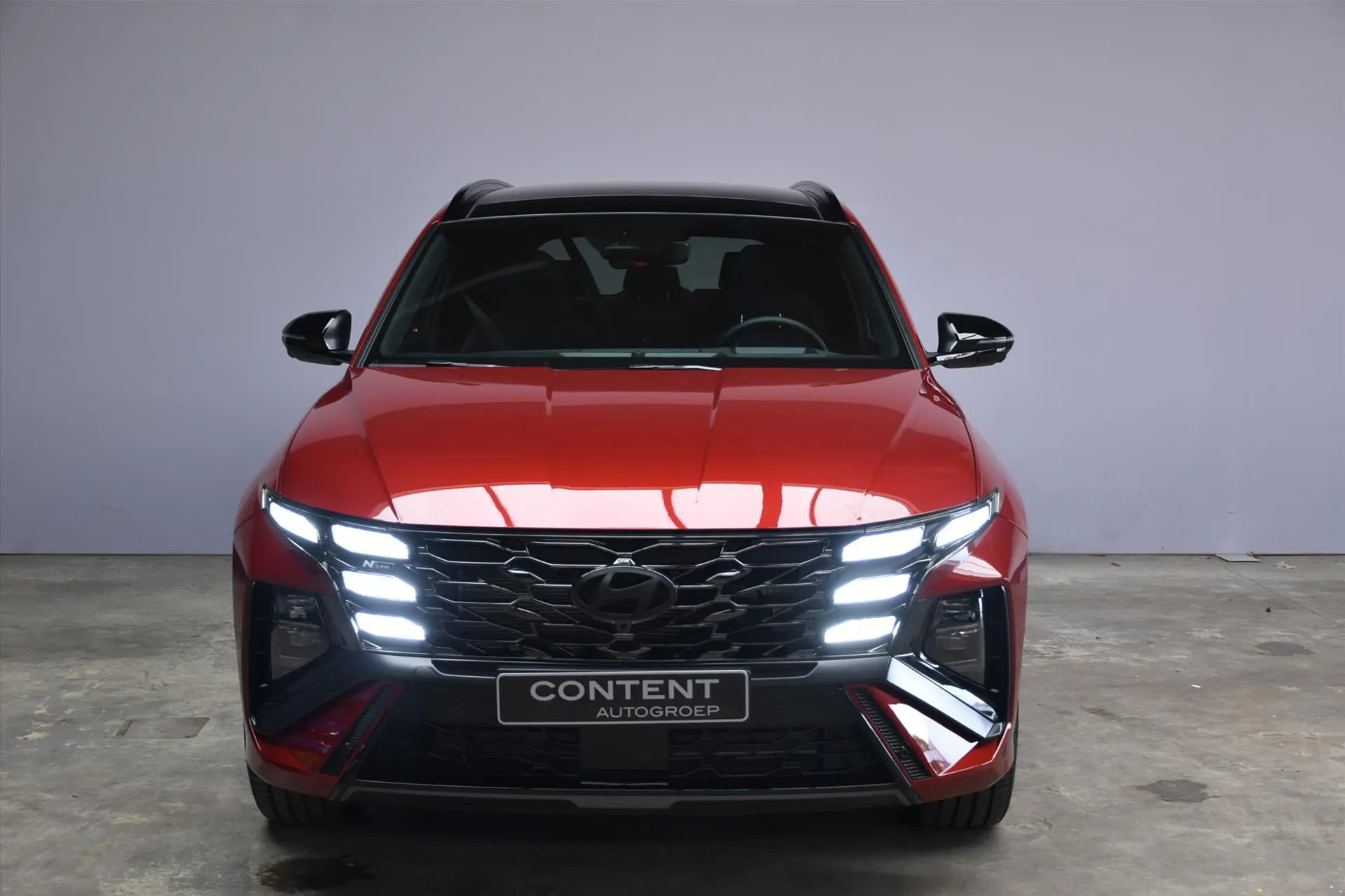 Hyundai Tucson met kenteken 74860 – achteraanzicht
